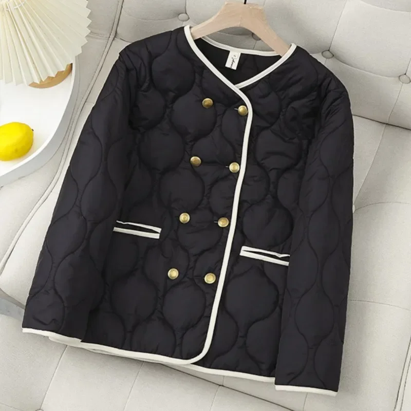 2023 Autumn Winter Women Clothes Plus Size Thin Parkas Casual Chic Quilted Jacket Curve Warm Double Breasted Cotton-Padded Coat
2023 Autumn Winter Women Clothes Plus Size Thin Parkas Casual Chic Quilted Jacket Curve Warm Double Breasted Cotton-Padded Coat
