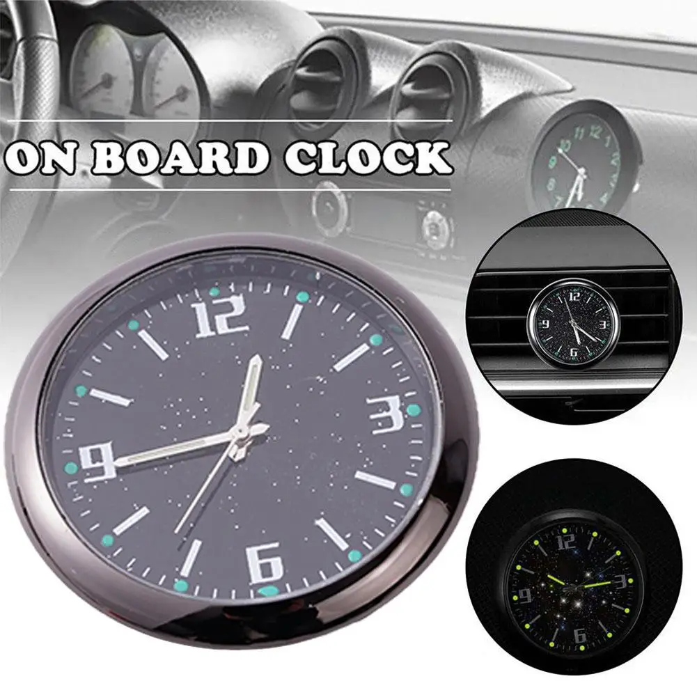 

Luminous Auto Gauge Clock Mini Car Air Vent Waterproof Quartz Clock With Clip Air Outlet Watch Clock For Styling Car Accessories