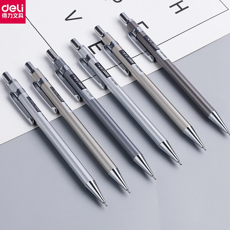 Deli High Quality Full Metal Mechanical Pencil 0.5/0.7 Lapices For Professional PaintingAnd Writing School Supplies
Deli High Quality Full Metal Mechanical Pencil 0.5/0.7 Lapices For Professional PaintingAnd Writing School Supplies