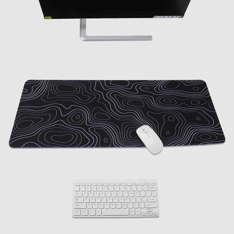 

Large Office Computer Desk Mat Desk Non-Slip Mat Table Keyboard Big Mouse Pad Wool Felt Laptop Cushion Gamer Mousepad Mat