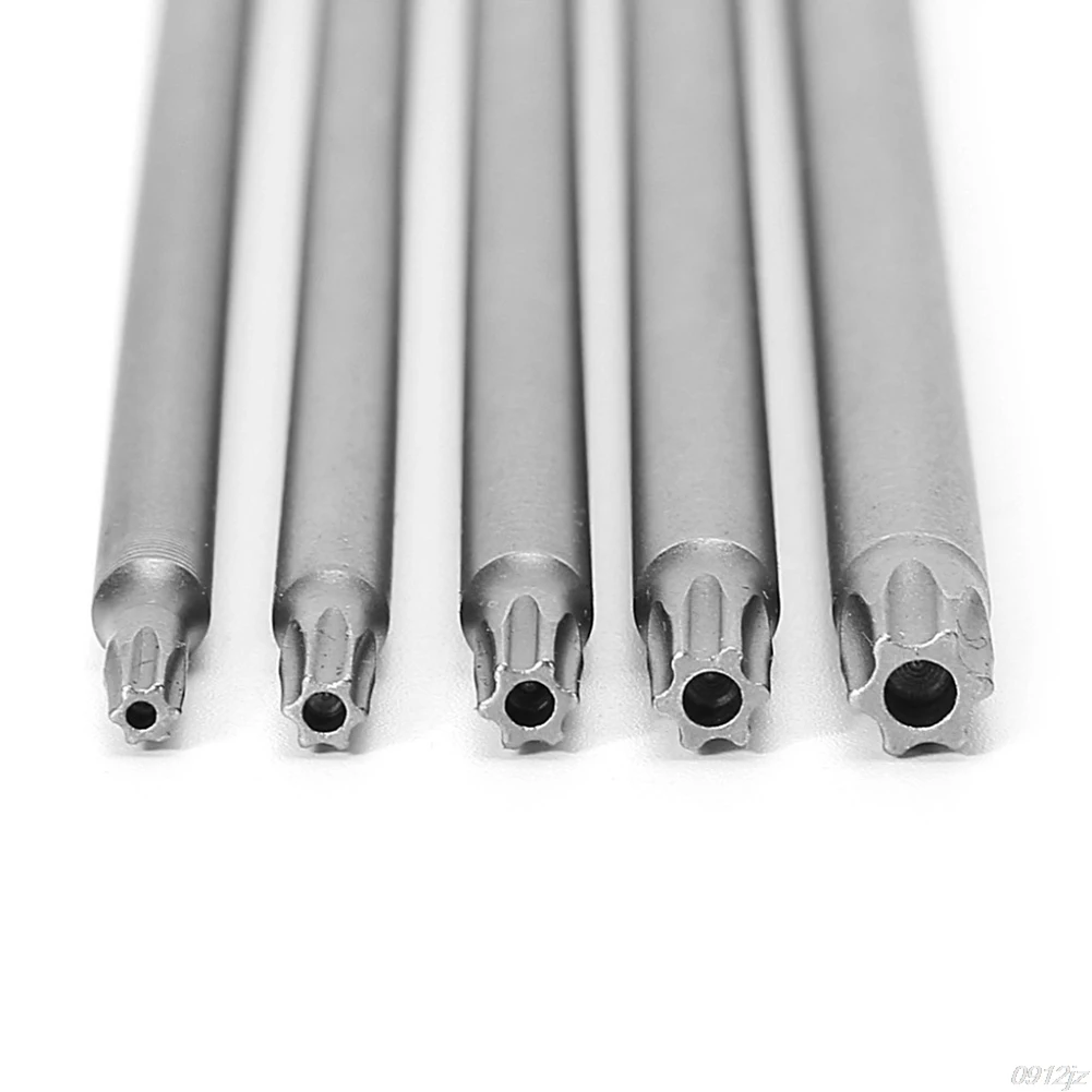 Long Magnetic Torx Screwdriver Bits, 5 Pcs Set, 150mm Length, T10 T30 Sizes, Hex Shank For Enhanced Screwdriving Experience
Long Magnetic Torx Screwdriver Bits, 5 Pcs Set, 150mm Length, T10 T30 Sizes, Hex Shank For Enhanced Screwdriving Experience