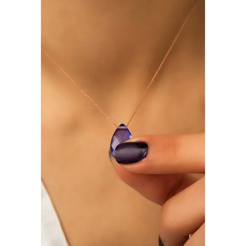Ожерелье-цепочка женское из серебра 925 пробы с каменным кулоном, Сделано в Турции
Ожерелье-цепочка женское из серебра 925 пробы с каменным кулоном, Сделано в Турции