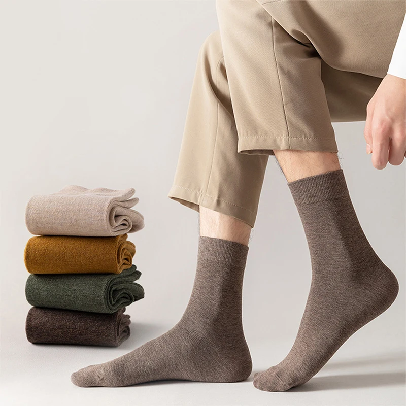 Men Socks Khaki Black Navy Coffe Gray Business Middle Tube Spring Autumn Winter Mens Cotton Socks
Men Socks Khaki Black Navy Coffe Gray Business Middle Tube Spring Autumn Winter Mens Cotton Socks