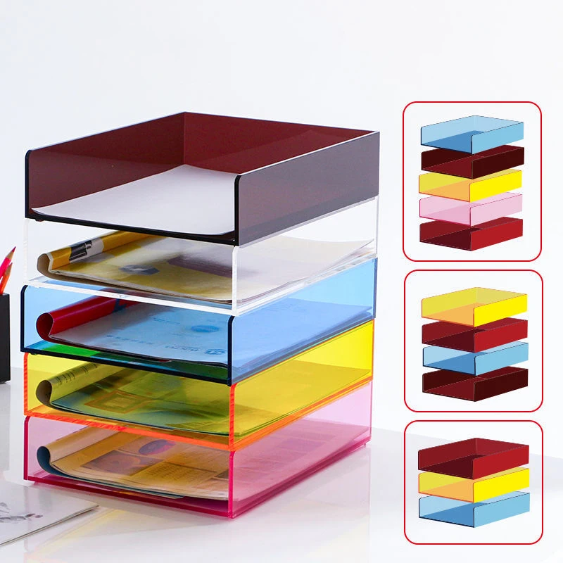 Clear Acrylic Stackable Paper Tray,Office Desktop Stationery Document File Folder Mail Storage Organizer Holder for Office Home
Clear Acrylic Stackable Paper Tray,Office Desktop Stationery Document File Folder Mail Storage Organizer Holder for Office Home