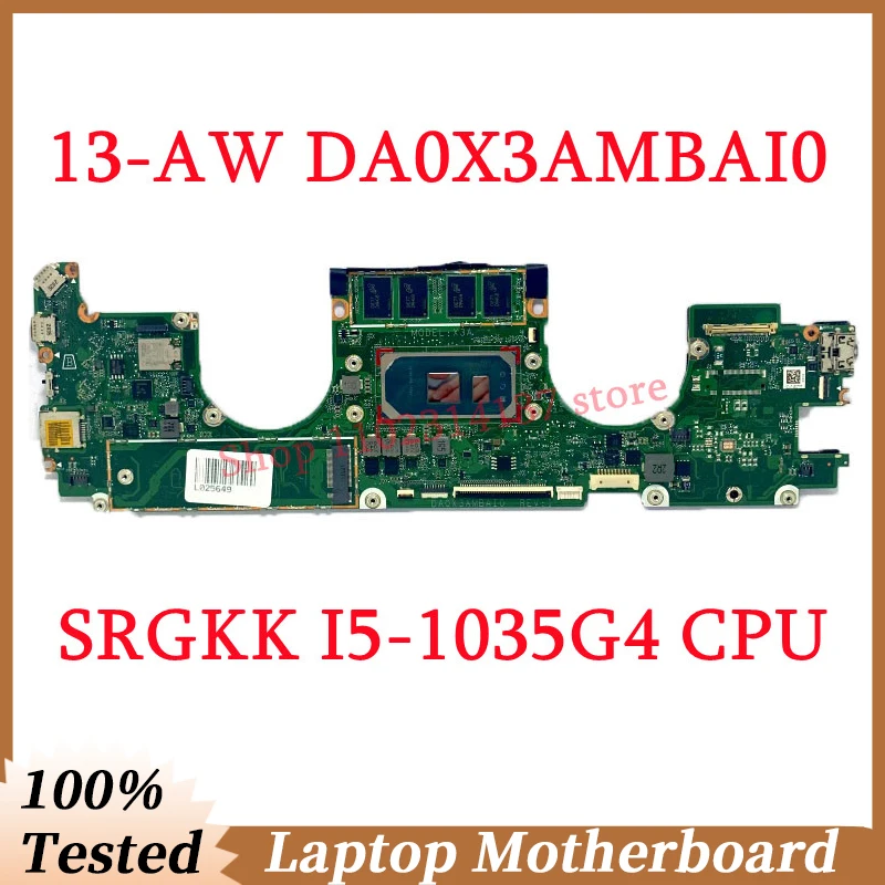 Для HP Spectre 13-AW Высококачественная материнская плата DA0X3AMBAI0 с SRGKK I5-1035G 4 материнская плата с процессором для ноутбука 100% полностью протестирована
Для HP Spectre 13-AW Высококачественная материнская плата DA0X3AMBAI0 с SRGKK I5-1035G 4 материнская плата с процессором для ноутбука 100% полностью протестирована