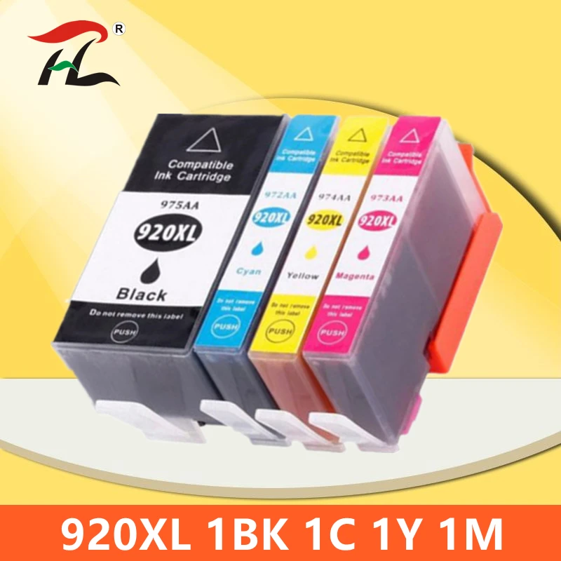 

4PCS 920 compatible ink cartridge for HP 920XL For HP920 Officejet 6000 6500 6500A 7000 7500 7500A printer with chip