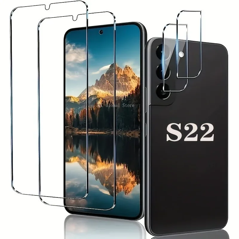 2+2 Pack Screen Camera Protector 9H Tempered Glass For Samsung Galaxy S22 S23 Ultra S21 Plus S20 Plus Glass Film
2+2 Pack Screen Camera Protector 9H Tempered Glass For Samsung Galaxy S22 S23 Ultra S21 Plus S20 Plus Glass Film
