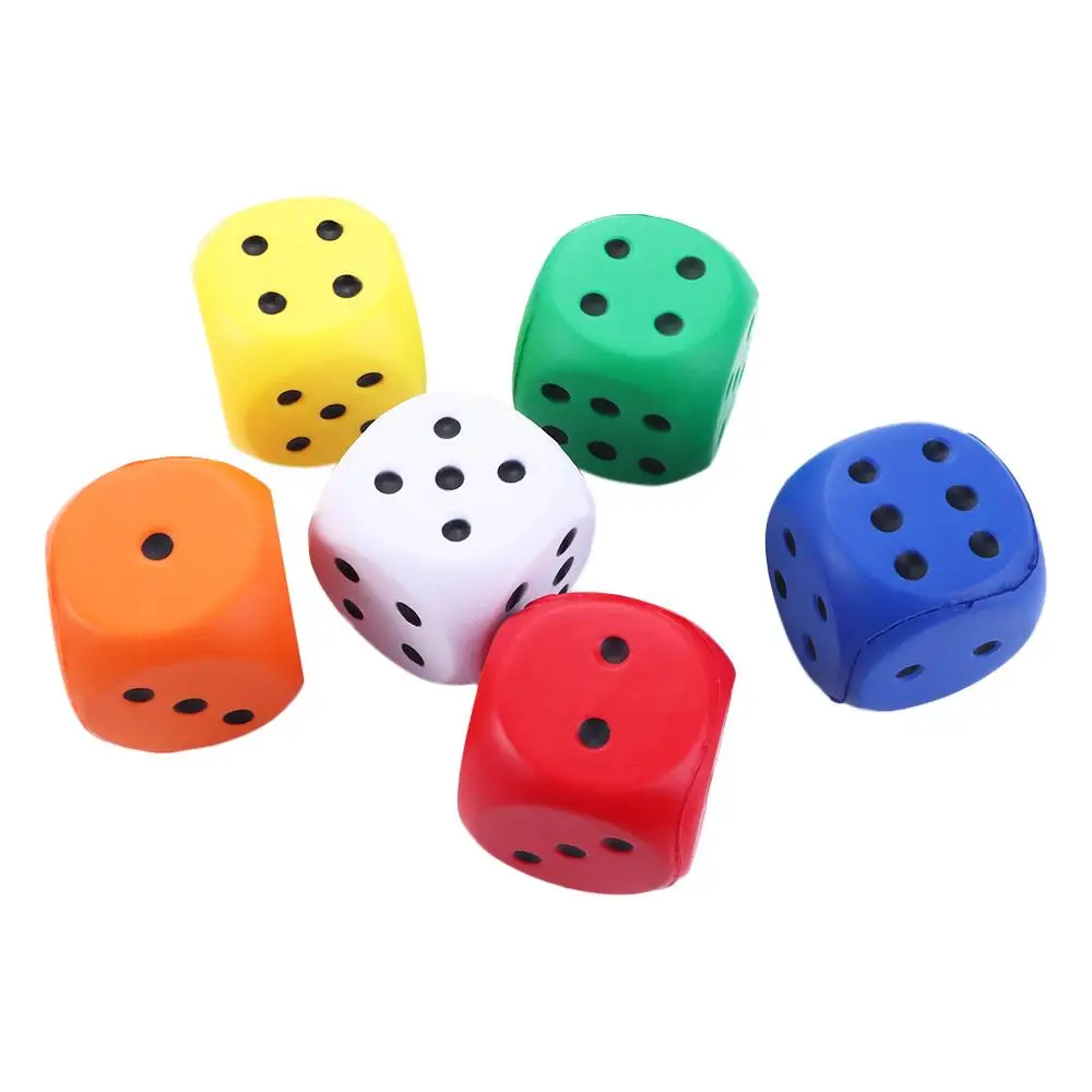 Educational Squeeze Big Dice Elastic Toys Length 6cm Finger Training Point Dice Sponge Dice Pressure Relief Anti Stress
Educational Squeeze Big Dice Elastic Toys Length 6cm Finger Training Point Dice Sponge Dice Pressure Relief Anti Stress