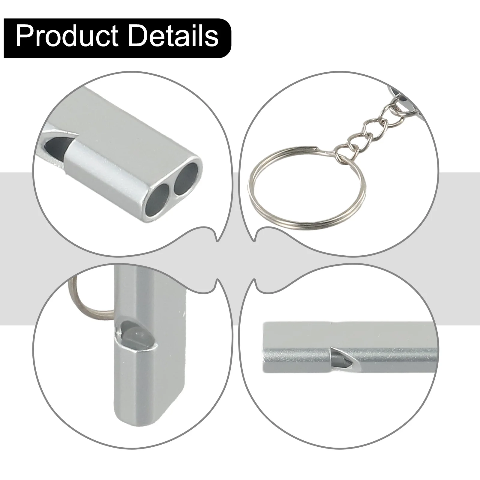 Pratical Durable High Quality Hot Whistle 120db Airflow Design Aluminium Alloy Aluminum Camping Hiking Keychain
Pratical Durable High Quality Hot Whistle 120db Airflow Design Aluminium Alloy Aluminum Camping Hiking Keychain