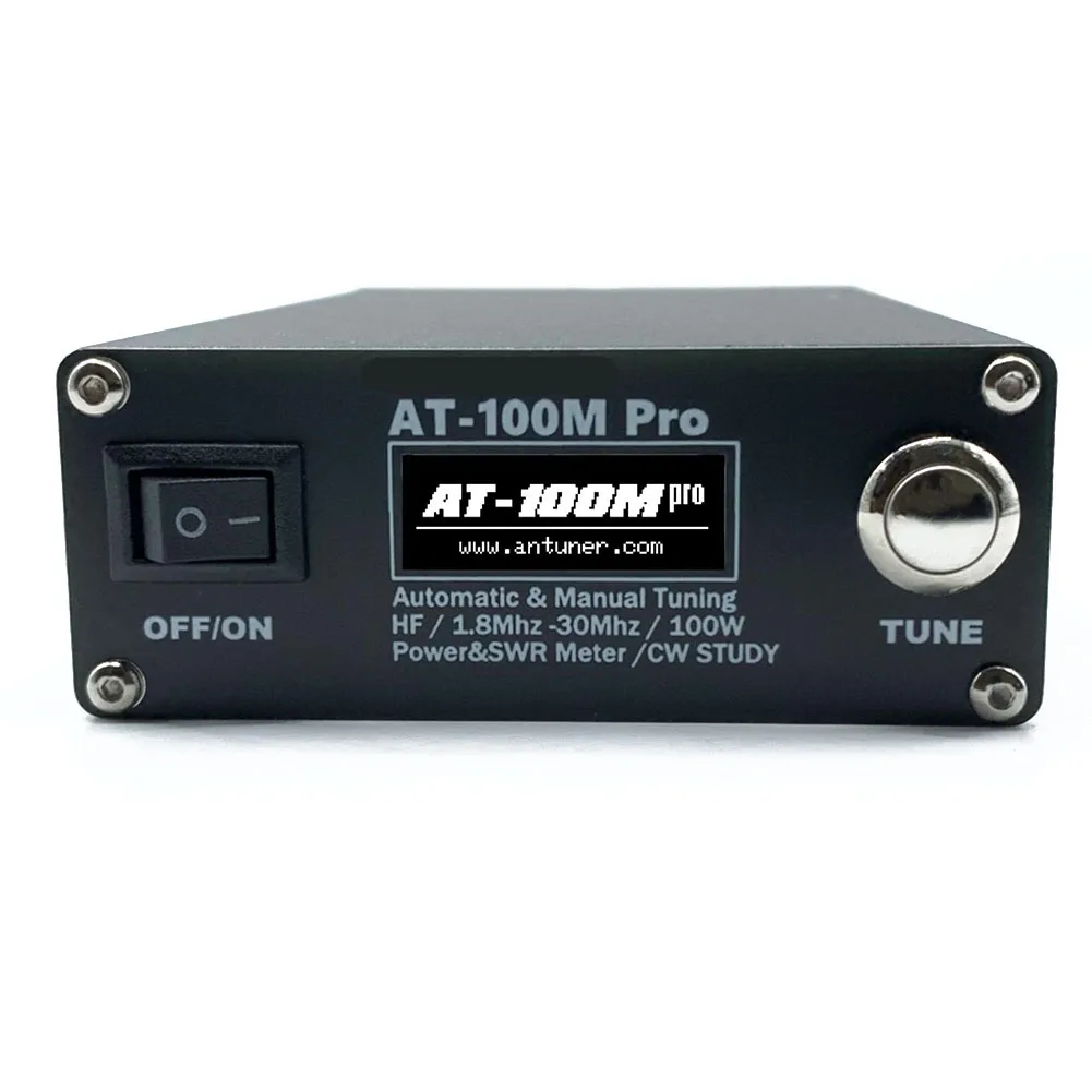 AT100M Pro Antenna Tuner Standing Wave Meter Wide Compatibility Morse Practicing Feature Small and Portable
AT100M Pro Antenna Tuner Standing Wave Meter Wide Compatibility Morse Practicing Feature Small and Portable