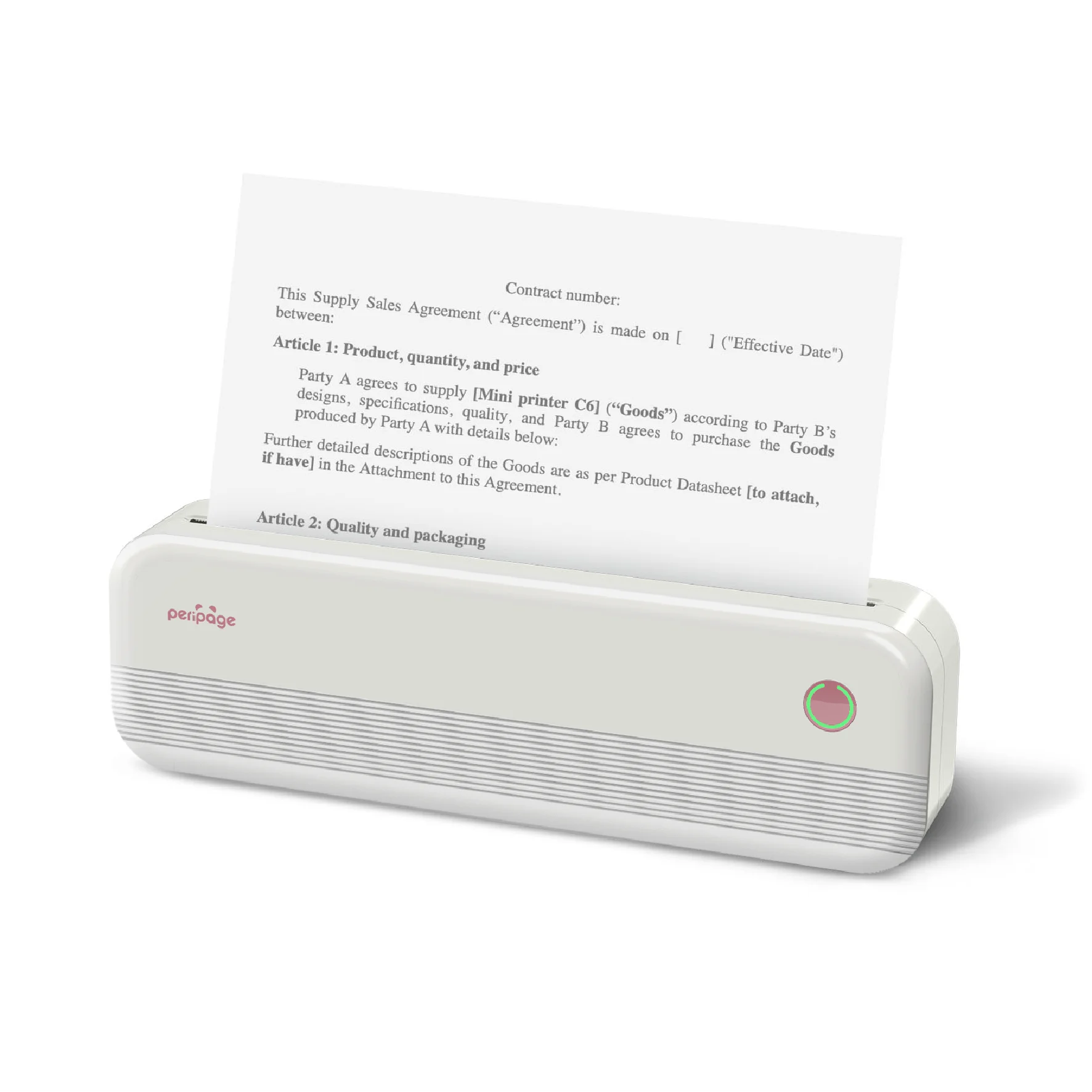 PeriPage P40 Portable Thermal Printer Wireless Inkless Mobile Printer For Travel Office School Home IOS & Android 203 Dpi
PeriPage P40 Portable Thermal Printer Wireless Inkless Mobile Printer For Travel Office School Home IOS & Android 203 Dpi