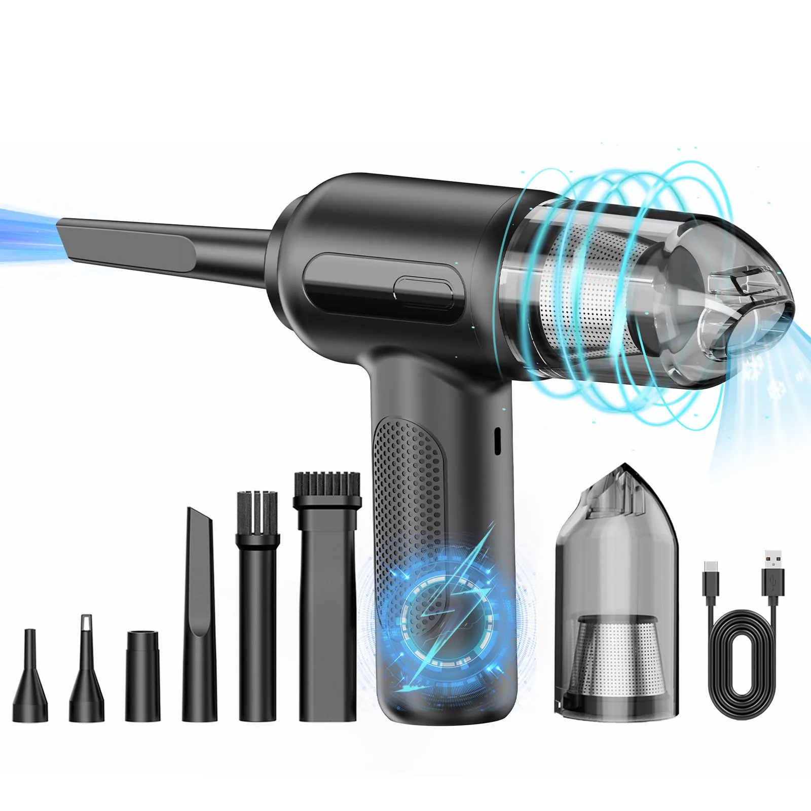Blow Suck Dust Blower Dust Blowers Clean Crumbs Blowing Clean Easier Powerful 2-in-1 For Cleaning Different Devices
Blow Suck Dust Blower Dust Blowers Clean Crumbs Blowing Clean Easier Powerful 2-in-1 For Cleaning Different Devices