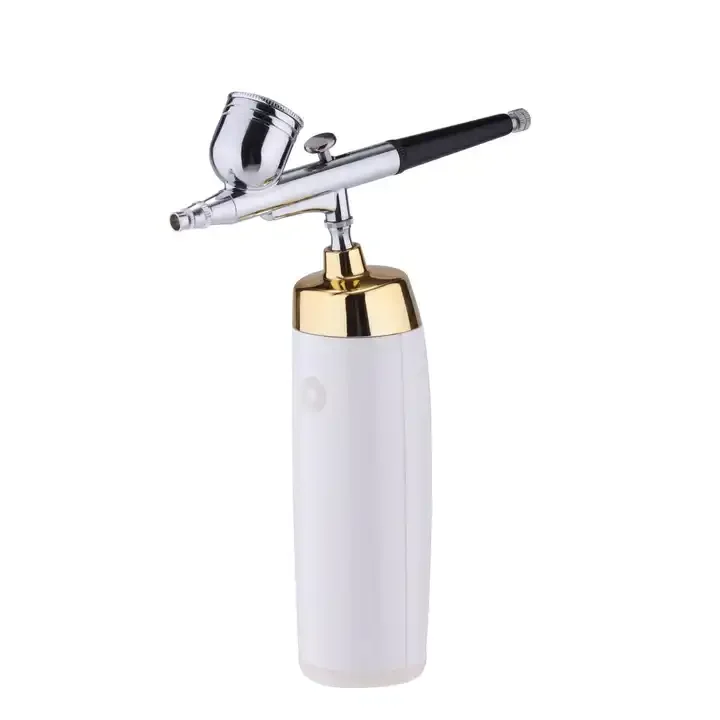 

Hot selling Wholesale Portable Handheld Nano Sprayer Makeup Water Jet Mist Gun Facial Airbrush Oxygen Injector