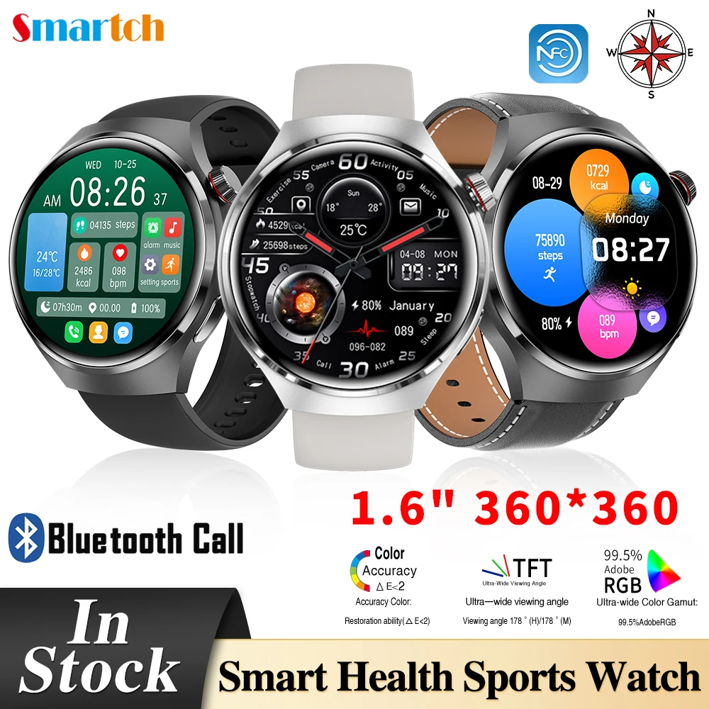 2023 New Smart Watch 4 PRO 1.6 Inch Screen GPS Track Blue Tooth Call Smartwatch Men Heart Rate ECG PPG Watch Women Message push
2023 New Smart Watch 4 PRO 1.6 Inch Screen GPS Track Blue Tooth Call Smartwatch Men Heart Rate ECG PPG Watch Women Message push