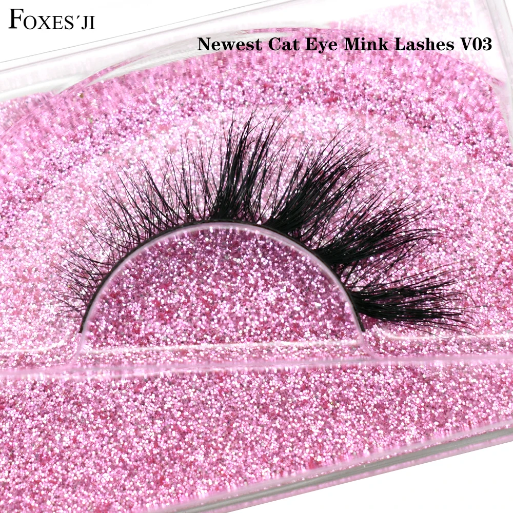 FOXESJI Mink Eye Lashes False Eyelashes Extensions Full strip Fluffy Cat Eye Eyelashes Soft Wispy Thick Dramatic Mink Lashes
FOXESJI Mink Eye Lashes False Eyelashes Extensions Full strip Fluffy Cat Eye Eyelashes Soft Wispy Thick Dramatic Mink Lashes