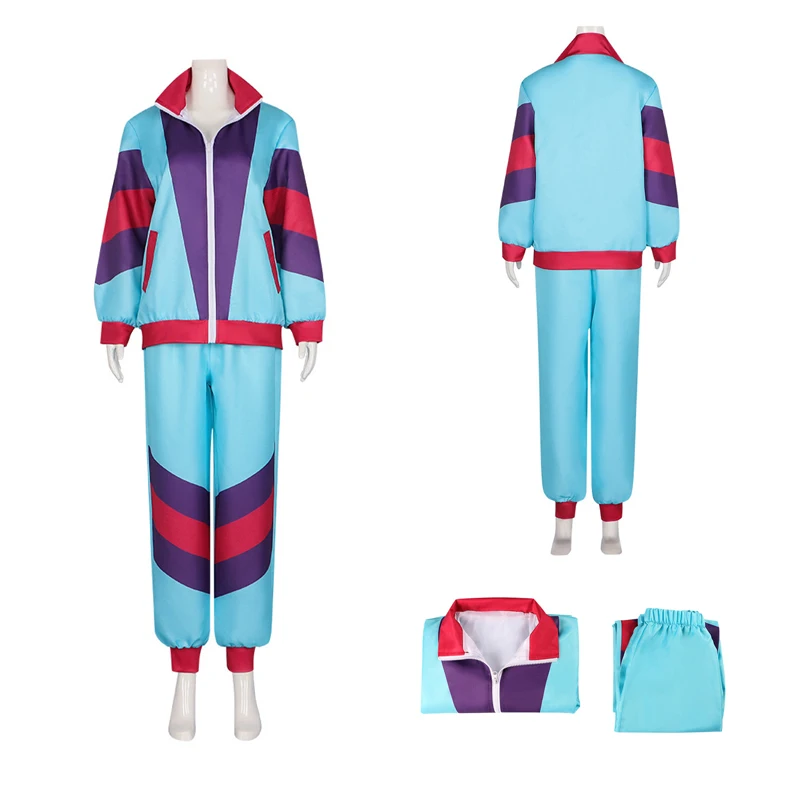 Hippie Disco Cosplay Retro 80S Women Men Sportswear Costume Performance Dance Outfits Jacket Coat Pants Set Halloween Party Suit
Hippie Disco Cosplay Retro 80S Women Men Sportswear Costume Performance Dance Outfits Jacket Coat Pants Set Halloween Party Suit