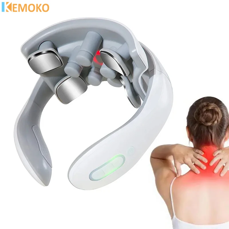 

Smart Neck Cervical Massager Pulse Back Neck Relax Tense Neck Muscle Heating Relieve Pain muscle Care Portable muscle massagers