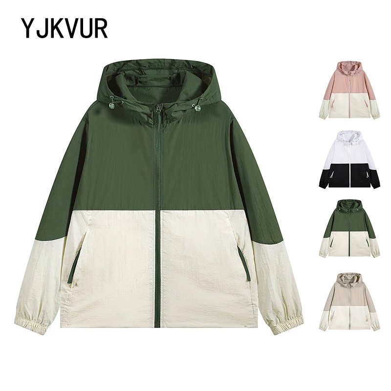 

YJKVUR UPF 50+ UV Sun Protection Unisex Jacket Men 2024 New Lightweight Hiking Zip up Outdoor Hoodie Long Sleeve Sun Shirt Coat