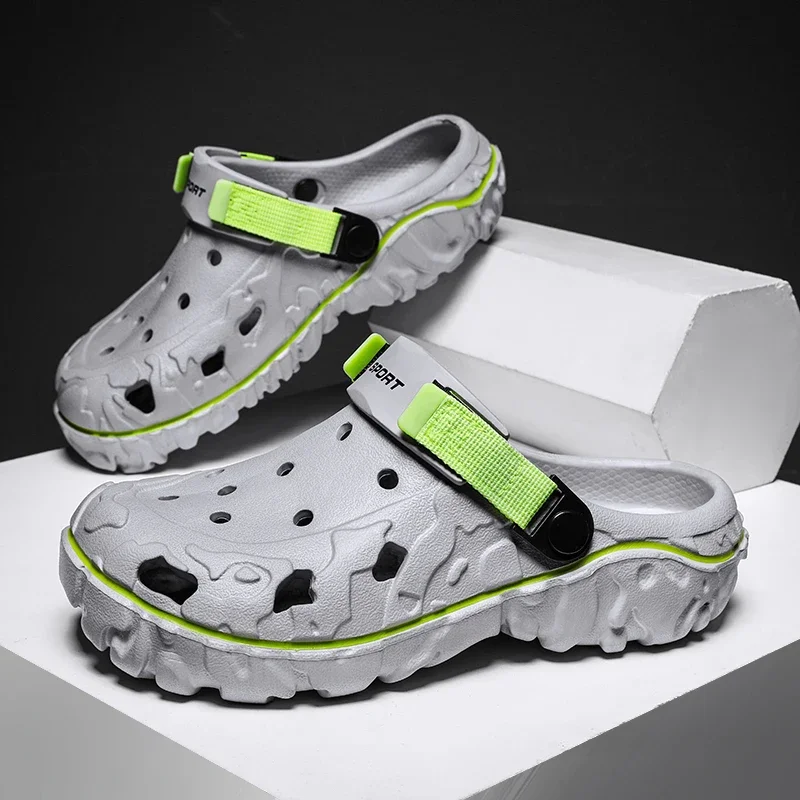 New Summer Men Sandals Light EVA Men's Casual Shoes Hole Shoes Clogs Men Home Garden Outdoor Casual Beach Flat Slippers
New Summer Men Sandals Light EVA Men's Casual Shoes Hole Shoes Clogs Men Home Garden Outdoor Casual Beach Flat Slippers