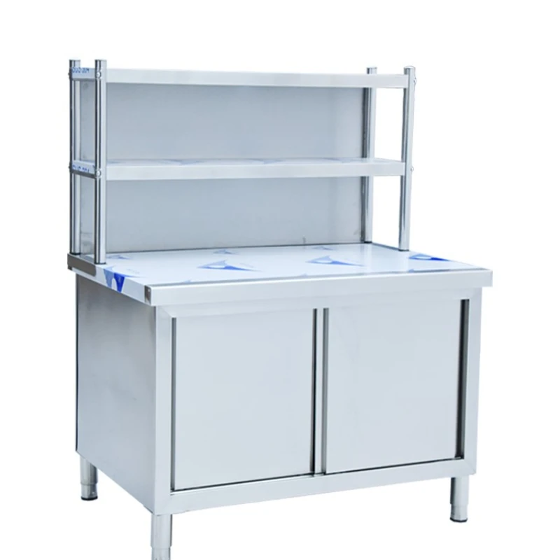 Slide Door Workbench with Rear Sealing Plate Rack Stainless Steel Kitchen Locker Chopping Board
Slide Door Workbench with Rear Sealing Plate Rack Stainless Steel Kitchen Locker Chopping Board