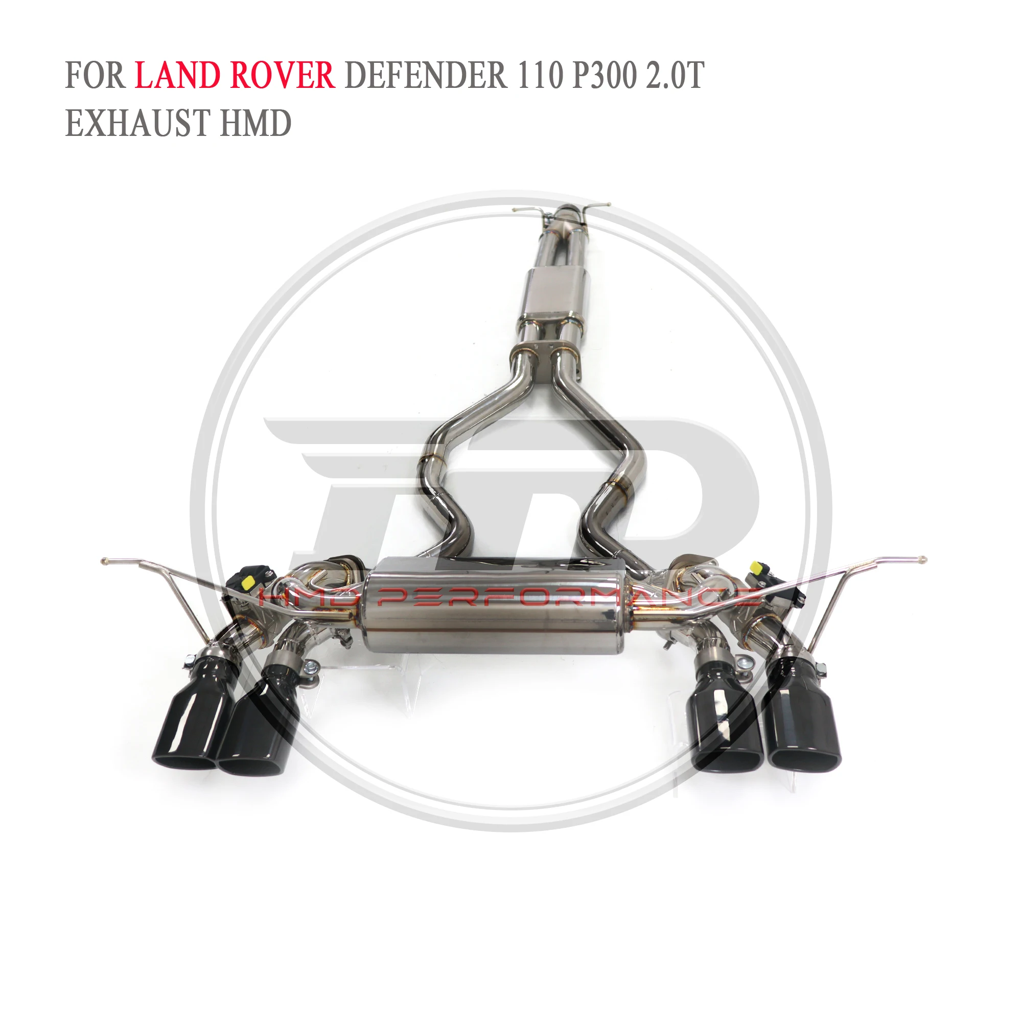 HMD Exhaust System Stainless Steel Performance Catback for Land Rover Defender 110 P300 2.0T Muffler With Valve
HMD Exhaust System Stainless Steel Performance Catback for Land Rover Defender 110 P300 2.0T Muffler With Valve