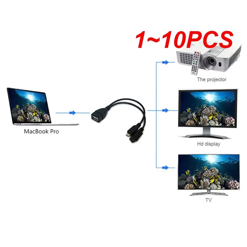 

1 ~ 10 шт. Usb-порт адаптер Otg кабель для пожарного ТВ 3 или 2-го поколения пожарная карта