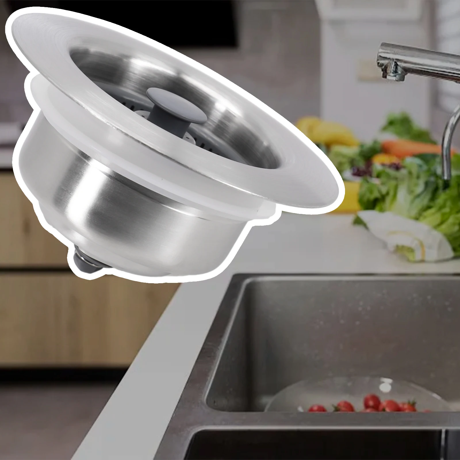 Уплотнительный фильтр для кухонной раковины, эффективный быстрый дренаж для кухонной раковины, фильтр с запахом, резиновая прокладка
Уплотнительный фильтр для кухонной раковины, эффективный быстрый дренаж для кухонной раковины, фильтр с запахом, резиновая прокладка