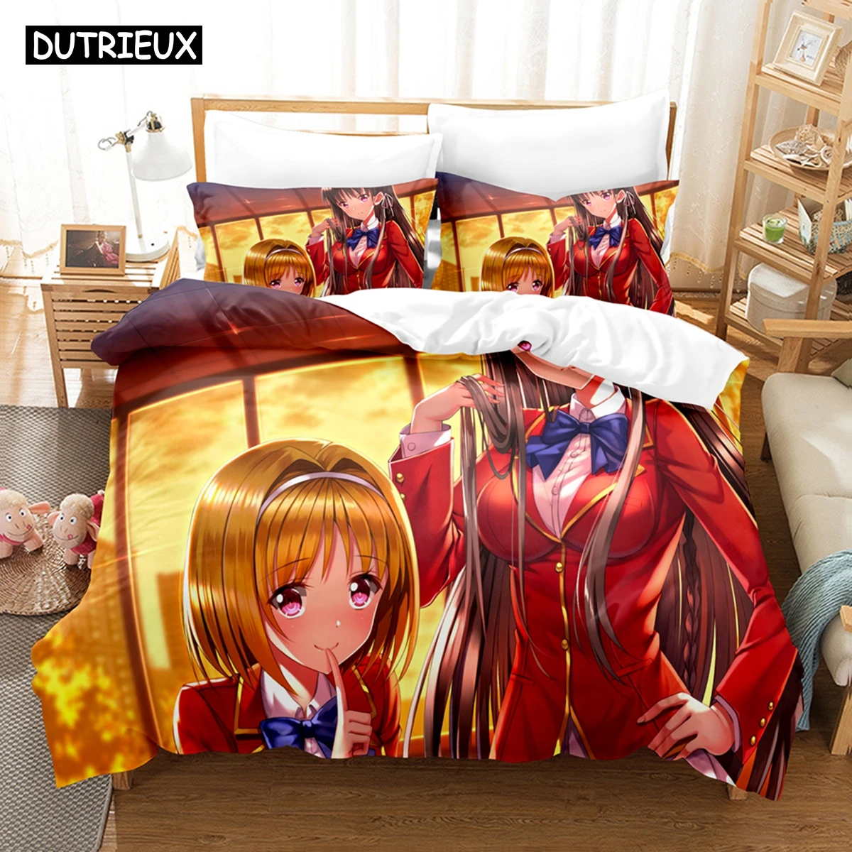 3D The Classroom Of The Elite Bedding Sets Duvet Cover Set With Pillowcase Twin Full Queen King Bedclothes Bed Linen
3D The Classroom Of The Elite Bedding Sets Duvet Cover Set With Pillowcase Twin Full Queen King Bedclothes Bed Linen