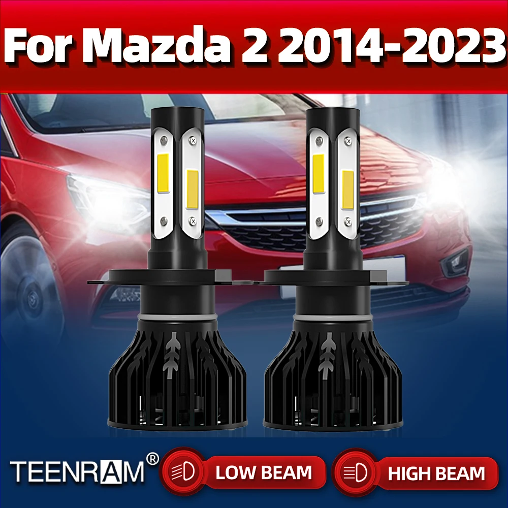 H4 LED Car Headlights 120W 20000LM Auto Light Bulbs 6000K 12V Turbo Lamp For Mazda 2 2014-2017 2018 2019 2020 2021 2022 2023
H4 LED Car Headlights 120W 20000LM Auto Light Bulbs 6000K 12V Turbo Lamp For Mazda 2 2014-2017 2018 2019 2020 2021 2022 2023