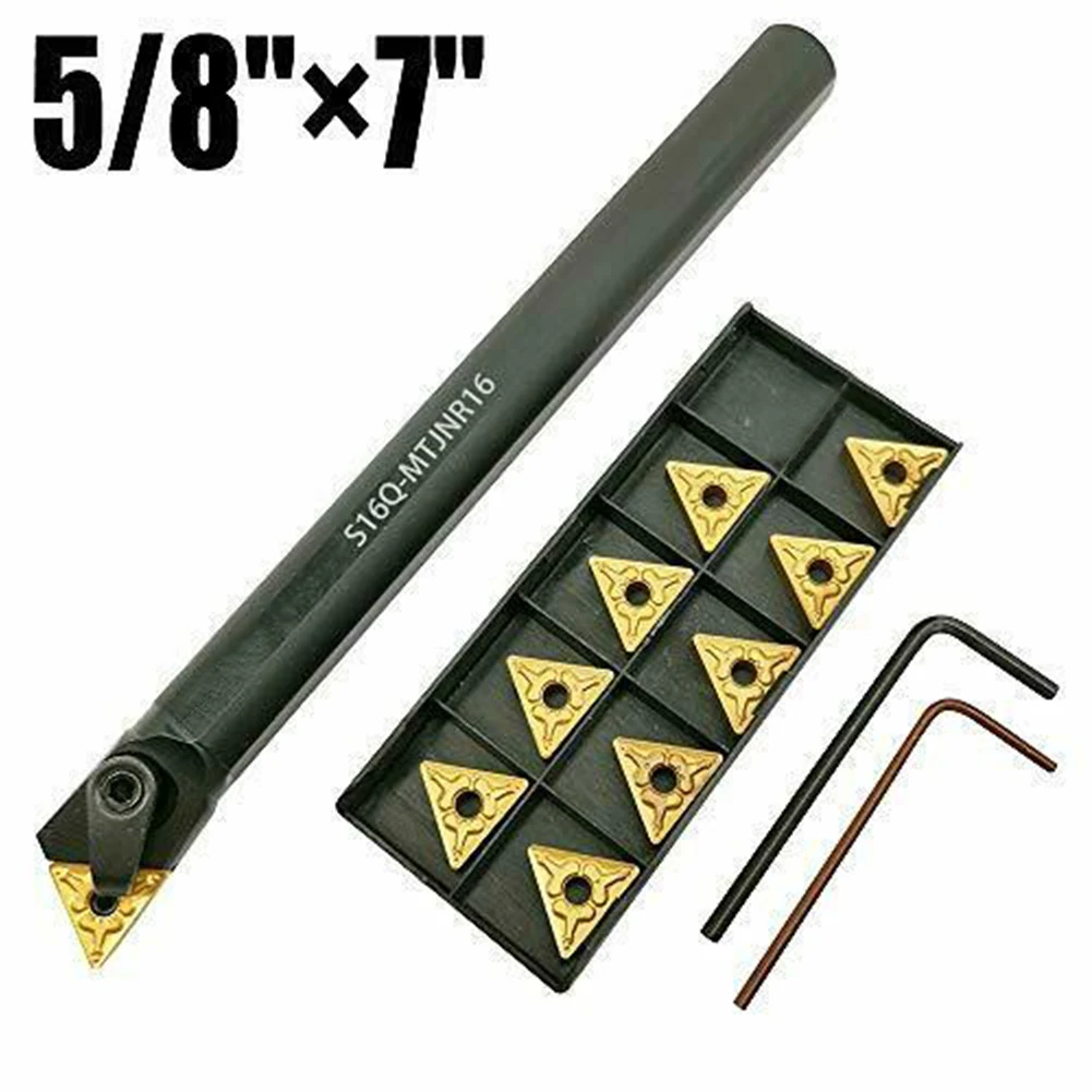 Durable Business Toolholding Carbide Insert Kit Turning Tool Alloy Steel Bar Turning Tool Holder S16Q-MTJLNR16
Durable Business Toolholding Carbide Insert Kit Turning Tool Alloy Steel Bar Turning Tool Holder S16Q-MTJLNR16