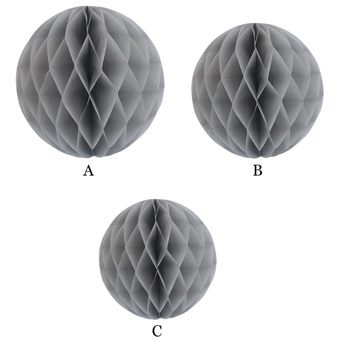 

Набор из 4-дюймовых серых бумажных шариков для крещения, 1 шт., декоративные бумажные сотовые шарики, строительные серые 10 дюймов