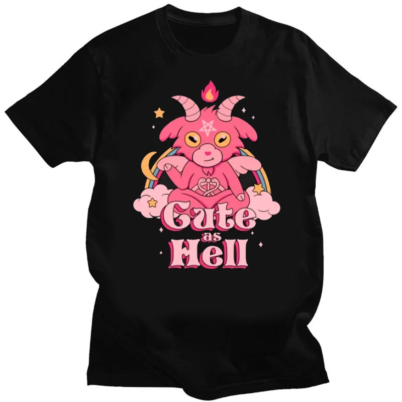 Cute Girls Clothes Funny Cartoon Goat Devil Graphic T-shirt Men's Clothing Kawaii Ladies T Shirts Casual Tops Tshirt Vintage Y2k
Cute Girls Clothes Funny Cartoon Goat Devil Graphic T-shirt Men's Clothing Kawaii Ladies T Shirts Casual Tops Tshirt Vintage Y2k