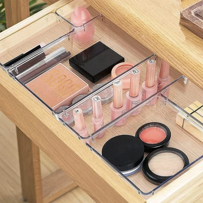 Bins Kitchen Bathroom Transparent Storage Box Organizers Plastic Clear 25pcs Drawer Makeup Gadget Set
Bins Kitchen Bathroom Transparent Storage Box Organizers Plastic Clear 25pcs Drawer Makeup Gadget Set