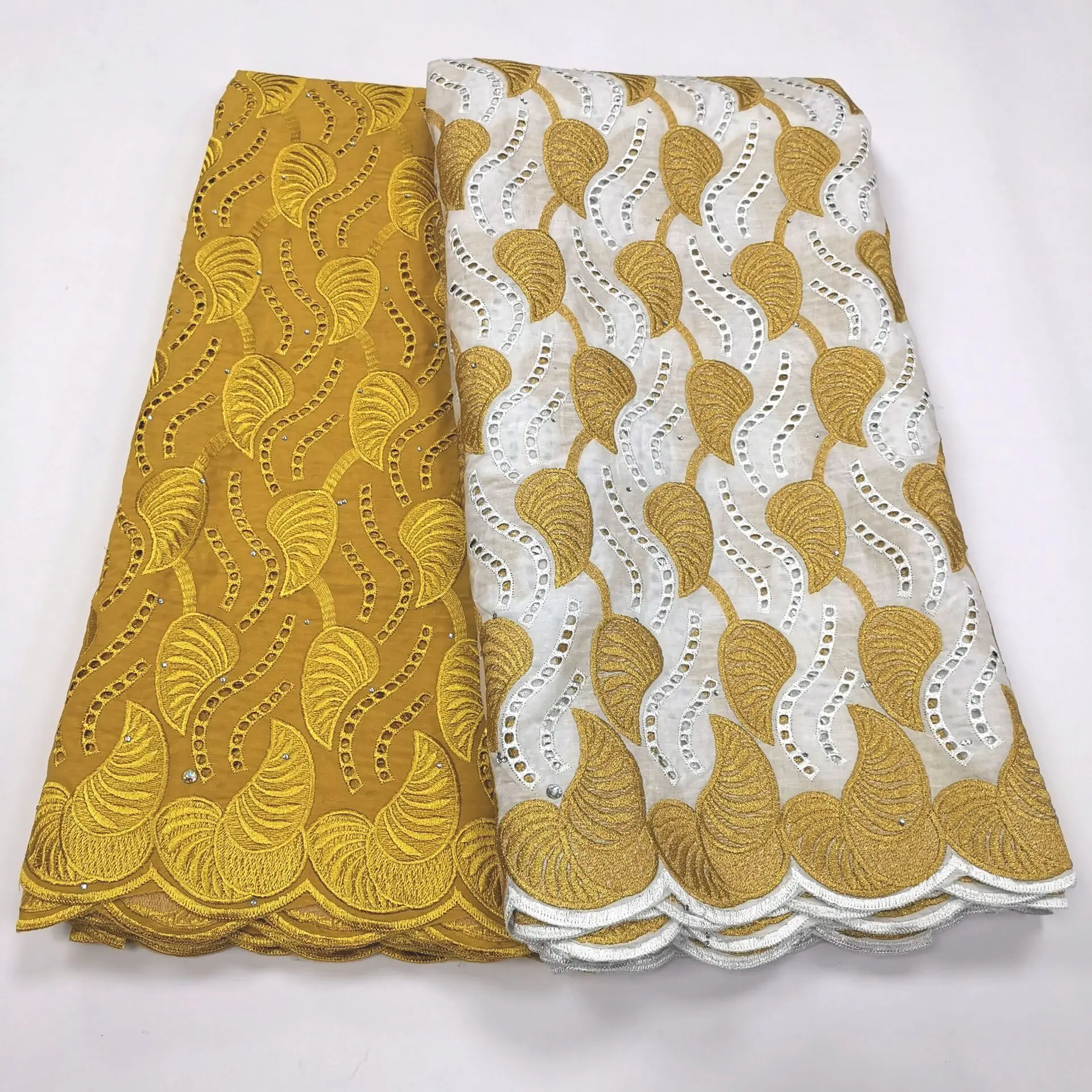 2.5+2.5Yards Latest High Quality African Swiss Lace Fabric Nigerian Swiss Cotton Lace Fabric For Diy Dress
2.5+2.5Yards Latest High Quality African Swiss Lace Fabric Nigerian Swiss Cotton Lace Fabric For Diy Dress
