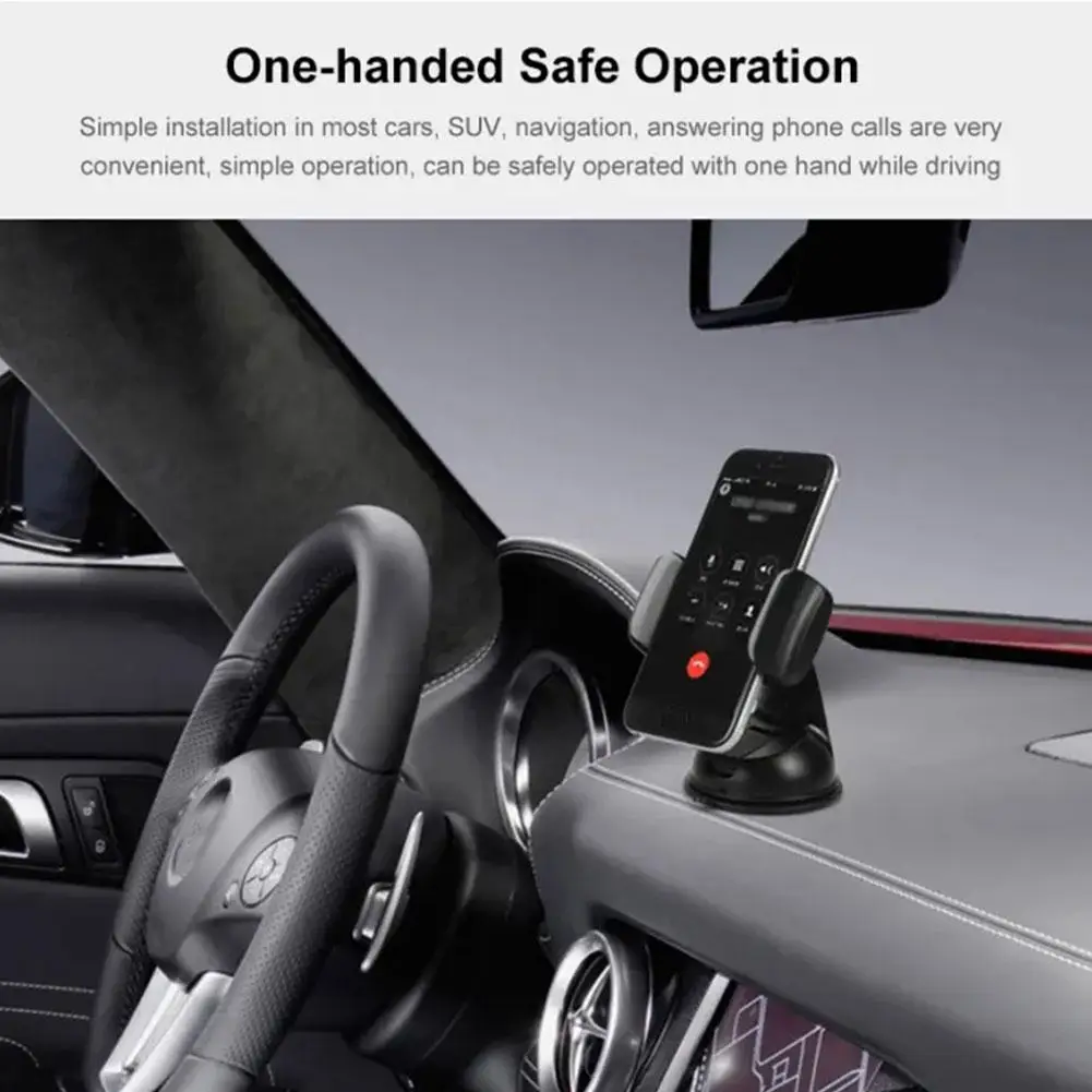 

360 Degrees Rotation Car Universal Phone Holder Dashboard Mobile Mount Phone Bracket Car Windscreen Suction Stand M8H8