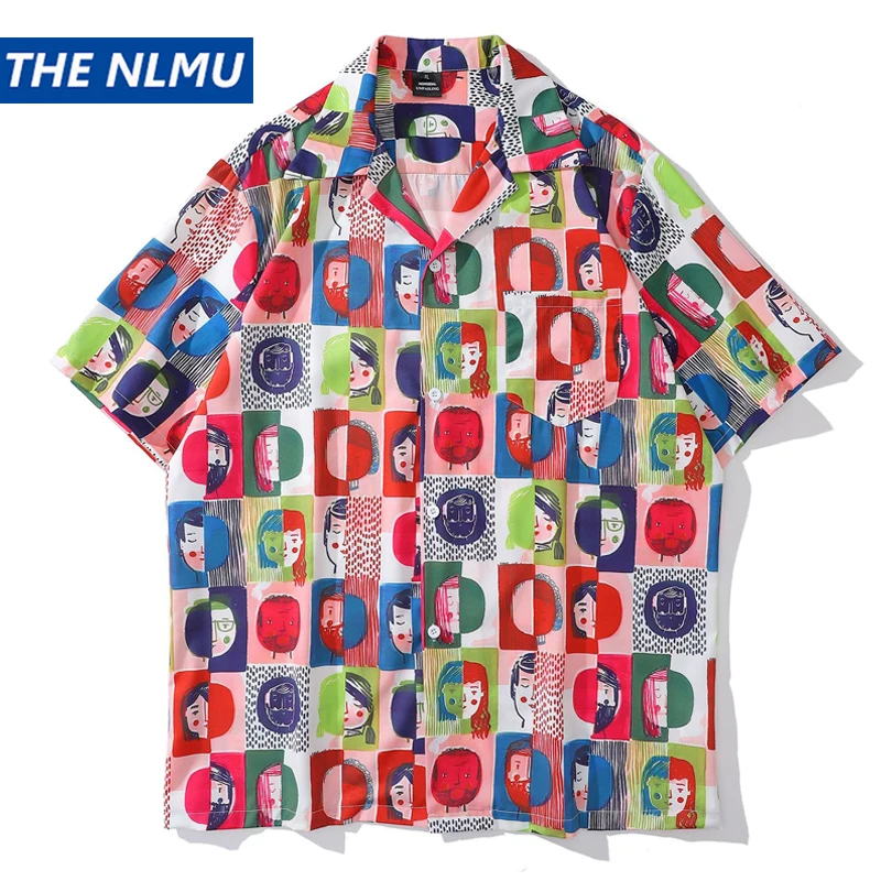 2023 Men Hawaiian Shirt Summer Hip Hop Streetwear Flower Print Beach Shirt Short Sleeve Harajuku Casual Aloha Shirt Thin Tops 
2023 Men Hawaiian Shirt Summer Hip Hop Streetwear Flower Print Beach Shirt Short Sleeve Harajuku Casual Aloha Shirt Thin Tops