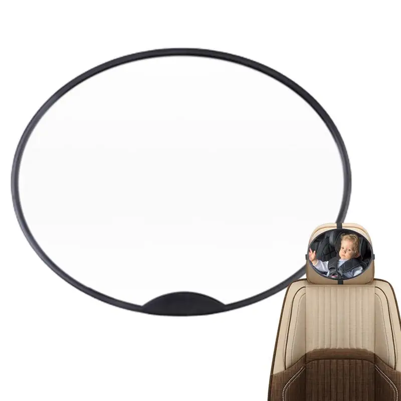 

Carseat Mirrors Rear Facing 360 Degree Rotation Wide View Shatterproof Car Mirror for Baby Adjustable Rear Facing Car Seat