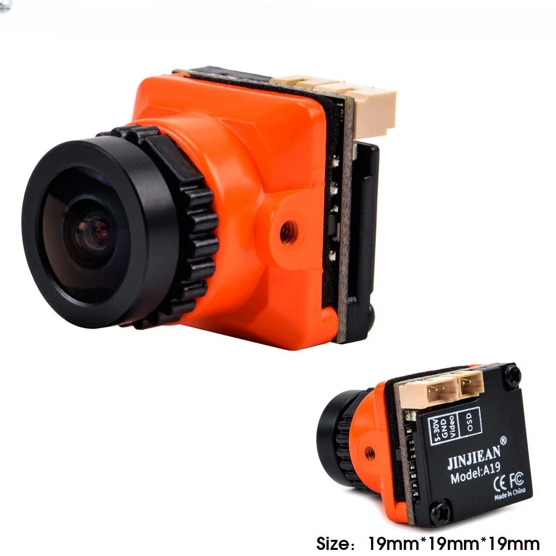 NEW 1/3 CMOS 1500TVL B19 Mini FPV Camera 2.1mm Lens Power 5V-30V PAL / NTSC With OSD Internal Adjustable For RC FPV Racing Drone
NEW 1/3 CMOS 1500TVL B19 Mini FPV Camera 2.1mm Lens Power 5V-30V PAL / NTSC With OSD Internal Adjustable For RC FPV Racing Drone