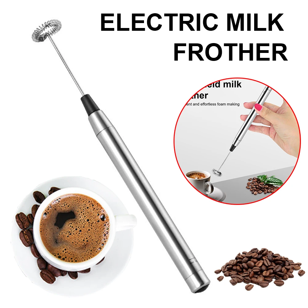 Mini Milk Frother Handheld Electric Foam Maker Battery Operated Stainless Steel Drink Mixer Blender for Cappuccino Hot Chocolate
Mini Milk Frother Handheld Electric Foam Maker Battery Operated Stainless Steel Drink Mixer Blender for Cappuccino Hot Chocolate