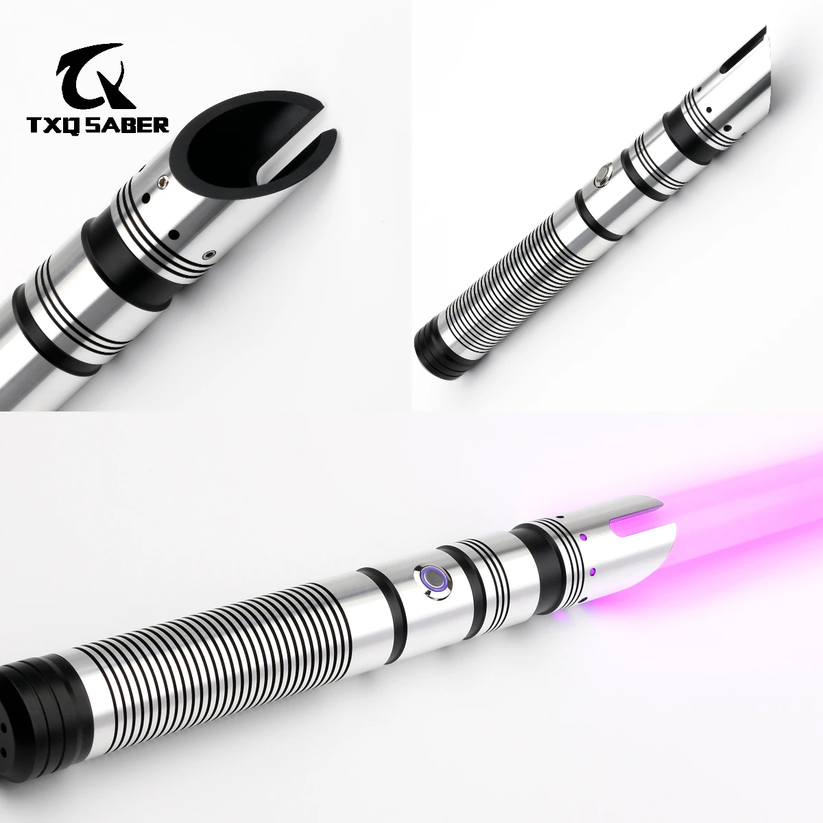 TXQSABER RGB USB C Charge Light Saber Premium Detachable Alloy Hilt 27 Modes & Sounds for Kid and Adult Children's Day Gift Toys
TXQSABER RGB USB C Charge Light Saber Premium Detachable Alloy Hilt 27 Modes & Sounds for Kid and Adult Children's Day Gift Toys