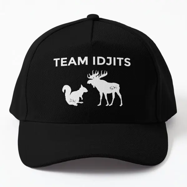 

Team Idjits White Baseball Cap Hat Solid Color Outdoor Czapka Bonnet Spring Mens Casquette Printed Women Hip Hop Sun Casual