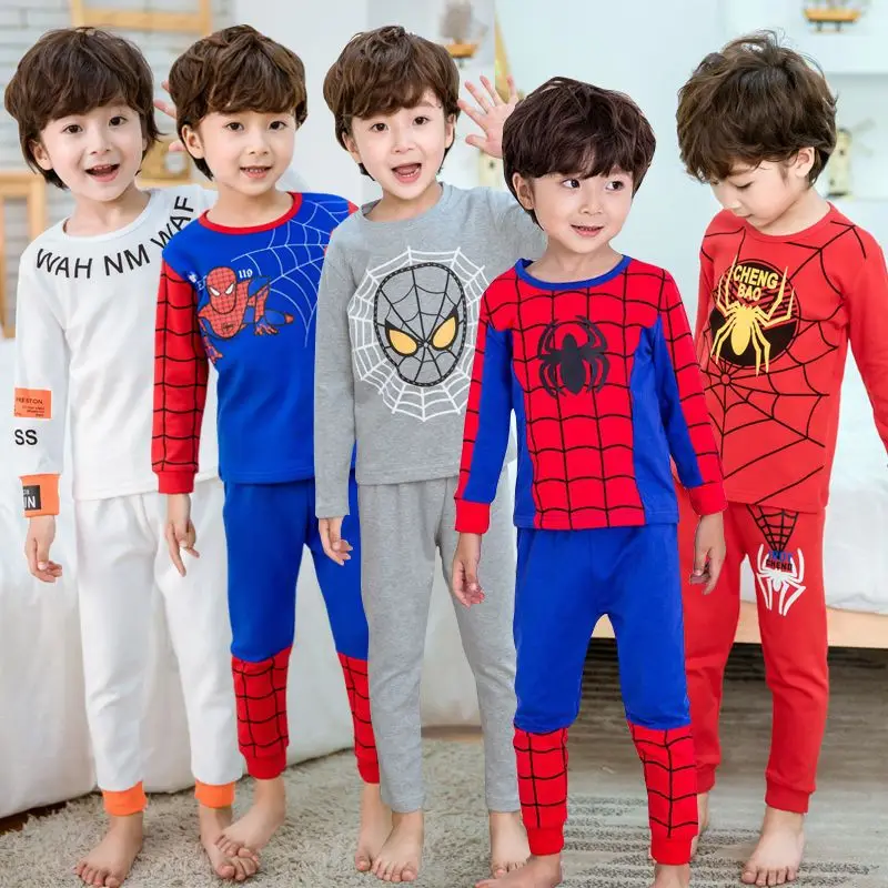 Children's COS Spiderman Iron Man Clothing Sets Boys Sleepwear Clothes Pajamas Cotton Cartoon Pijamas Spring Autumn Pyjamas
Children's COS Spiderman Iron Man Clothing Sets Boys Sleepwear Clothes Pajamas Cotton Cartoon Pijamas Spring Autumn Pyjamas