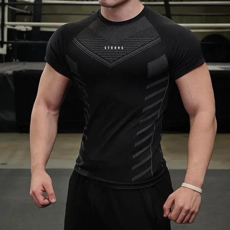 Quick Drying Running T-shirt Sport Shirt Gym Tight Fitting T-shirt Man Training T shirts Fitness Top Oversized Y2K Clothing
Quick Drying Running T-shirt Sport Shirt Gym Tight Fitting T-shirt Man Training T shirts Fitness Top Oversized Y2K Clothing