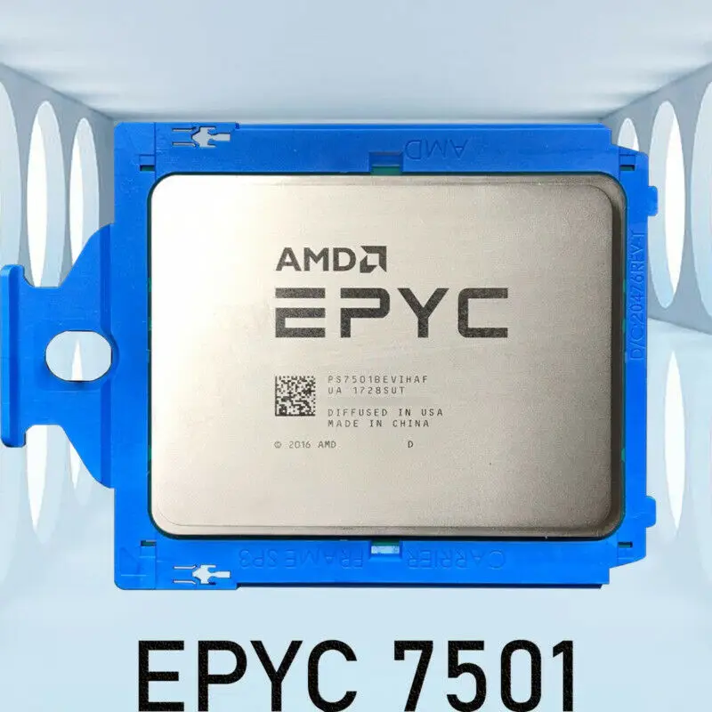 

Процессор AMD EPYC 7501, 32 ядра, макс. 3 ГГц, разъем 1P/2P PS7501BEVIHAF, AMD EPYC, серия 7001, процессоры