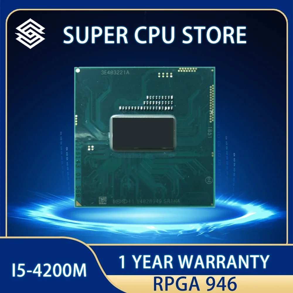Процессор Intel Core i5-4200M i5 4200M SR1HA, 3 МБ, 37 Вт, Разъем G3, 2,5 ГГц, двухъядерный, четырехпотоковый, rPGA946B
Процессор Intel Core i5-4200M i5 4200M SR1HA, 3 МБ, 37 Вт, Разъем G3, 2,5 ГГц, двухъядерный, четырехпотоковый, rPGA946B