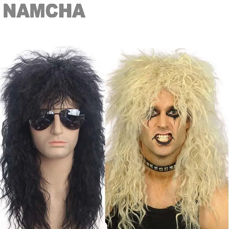 Funny Halloween 70s 80s Disco Rocker Cosplay Wig Men Women Long Curly Black Gold Rocker Costume Mullet Wigs
Funny Halloween 70s 80s Disco Rocker Cosplay Wig Men Women Long Curly Black Gold Rocker Costume Mullet Wigs