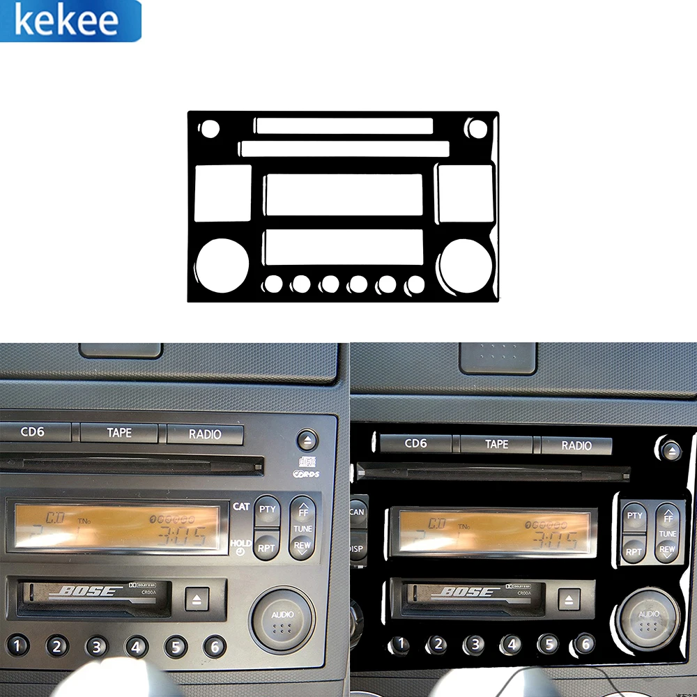 For Nissan 350Z 2003-2009 Piano Black Radio CD Cassette Player Display Panel Control Button Frame Carbon Sticker Accessories
For Nissan 350Z 2003-2009 Piano Black Radio CD Cassette Player Display Panel Control Button Frame Carbon Sticker Accessories