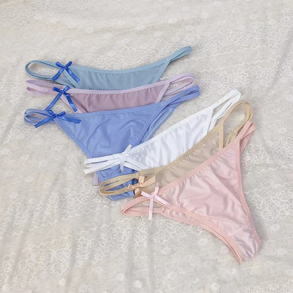 Sexy Women Mesh Sheer Lace G-string Bow Ultra-thin Briefs Thongs Soft Underwear Low Rise Cotton Comfort Lingerie
Sexy Women Mesh Sheer Lace G-string Bow Ultra-thin Briefs Thongs Soft Underwear Low Rise Cotton Comfort Lingerie