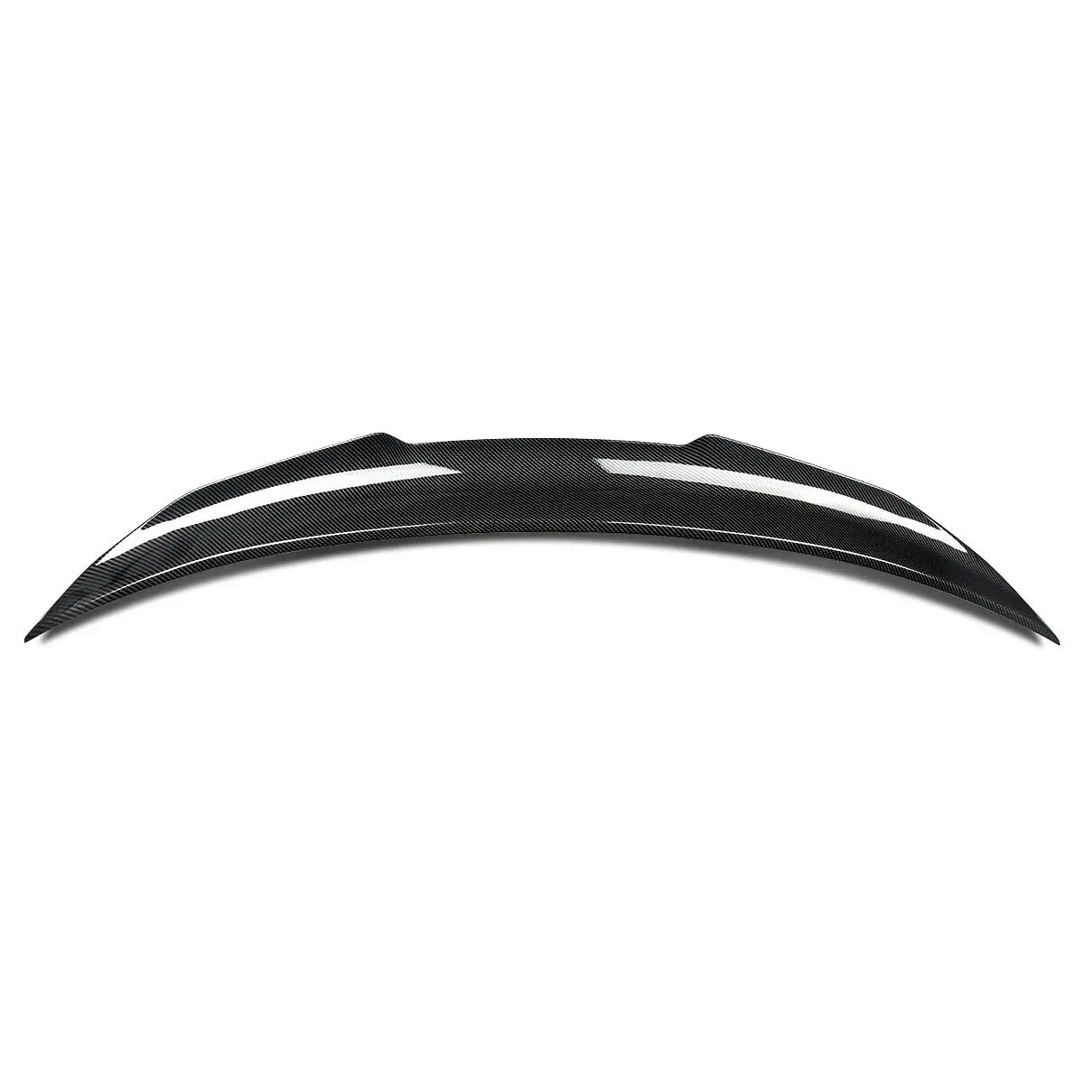 Rear Lip Trunk Spoiler Wing For 14-24 Infiniti Q50 Sedan PSM Carbon Fiber Style Rear Lip Trunk Spoiler Wing For 14-24 Infiniti Q50 Sedan PSM Carbon Fiber Style