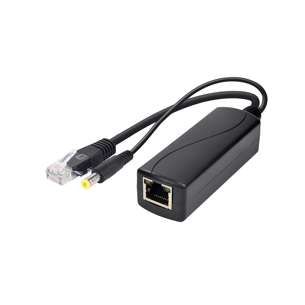 

100M PoE Splitter 12V 1A IEEE 802.3Af 1.5KV Isolation Protection for Home Network Office Network